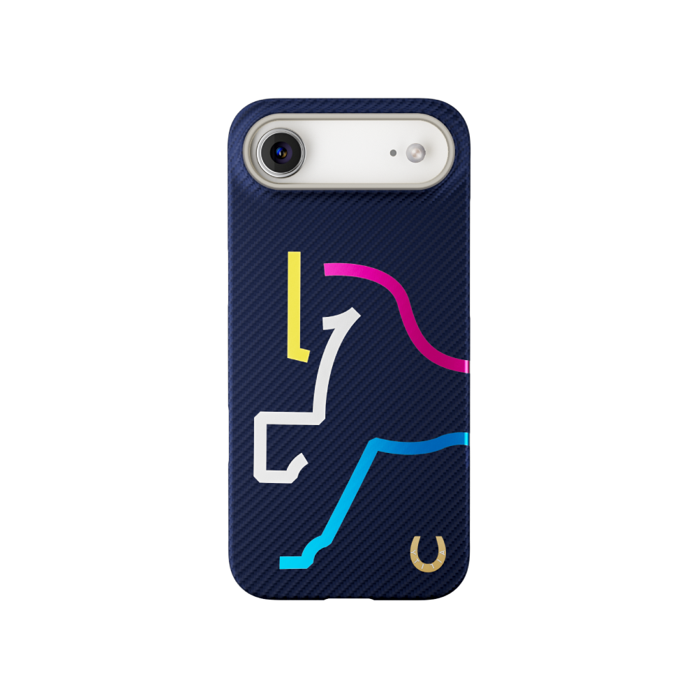 彩馬款-非遺竹編凱夫拉芳綸纖維 iPhone 磁吸手機殼