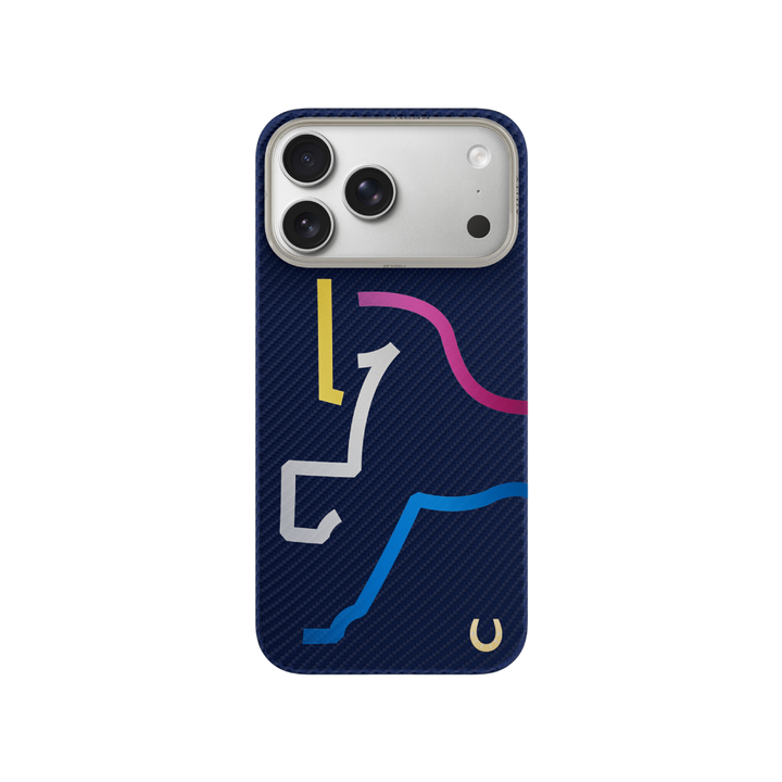 彩馬款-非遺竹編凱夫拉芳綸纖維 iPhone 磁吸手機殼