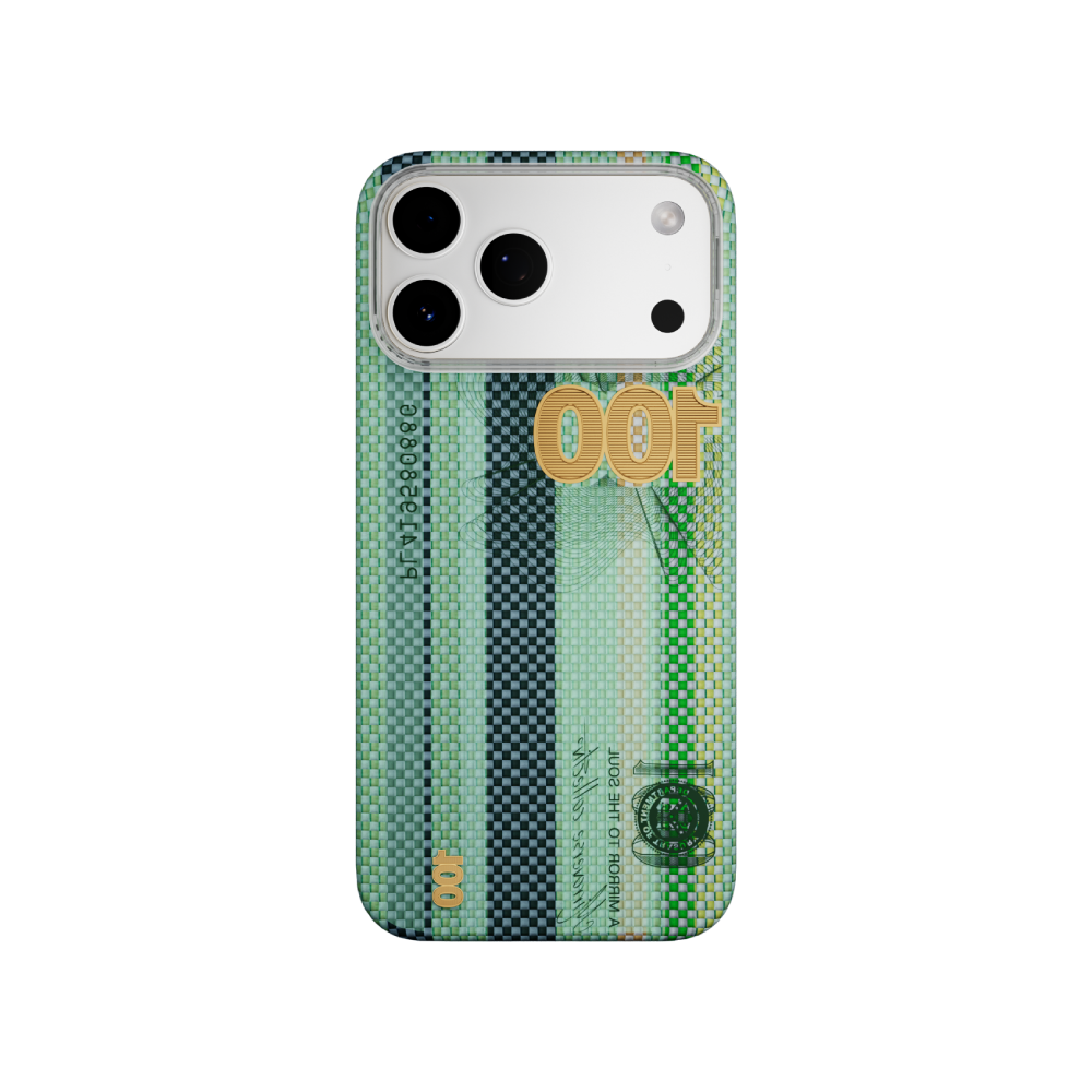 靈魂之鏡-非遺竹編凱夫拉芳綸纖維 iPhone 磁吸手機殼